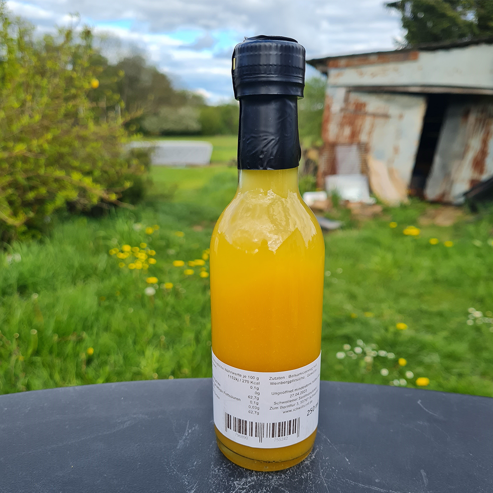 WEINBERGPFIRSICH BALSAMICO HELL 250 ml