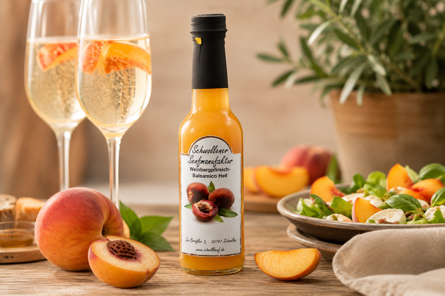 VINEYARD PEACH BALSAMICO LIGHT 250 ml
